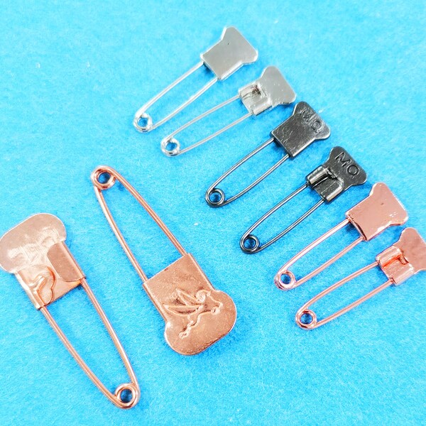 Brooch Safety Pins Etsy