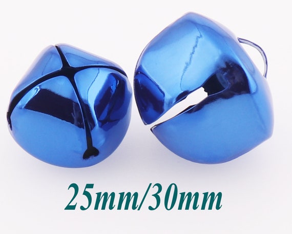 12 cascabeles grandes de metal azul cascabeles de Navidad, cascabeles de  baile, cascabeles duraderos cascabeles para mascotas cascabeles  cruzados-25mm/30mmBE40 -  México