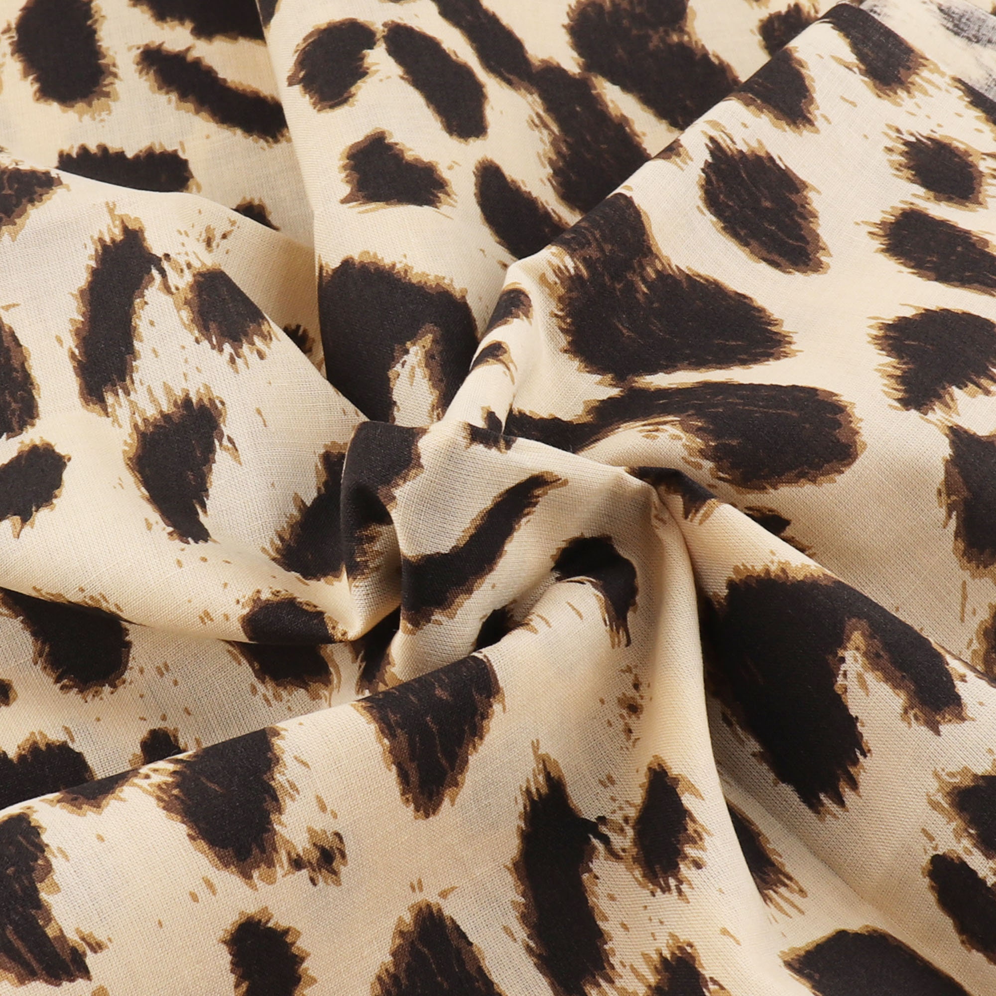 Cotton Fabrics Leopard Print Upholstery Fabric for Fabric Face Etsy