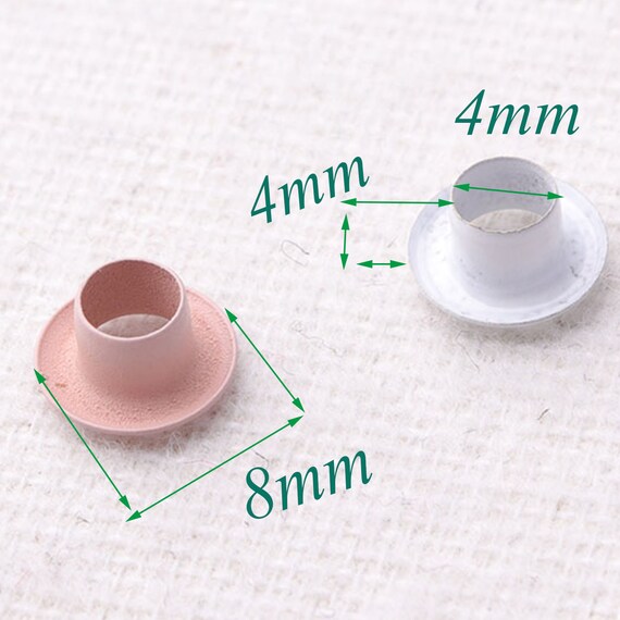 200 Pcs Eyelets pink white Eyelets eyelet tiny Eyelets great for Clothes leather canvas bag rivet Studs3023 Etsy