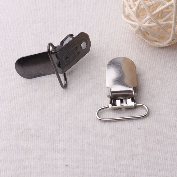Good.news 20 St Schnuller Hosentr/äger Straps Clips Pacifier Holders L/ätzchen Spielzeug Bronze 10mm