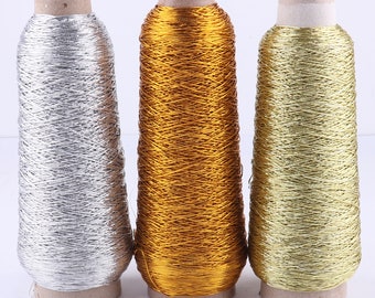 0.8mm Silver/Gold/pale Gold Craft  Elastic Cord,50 yards wedding decorative gift wrap cord,Stretch Elastic Thread Round Drawstring(rp14)