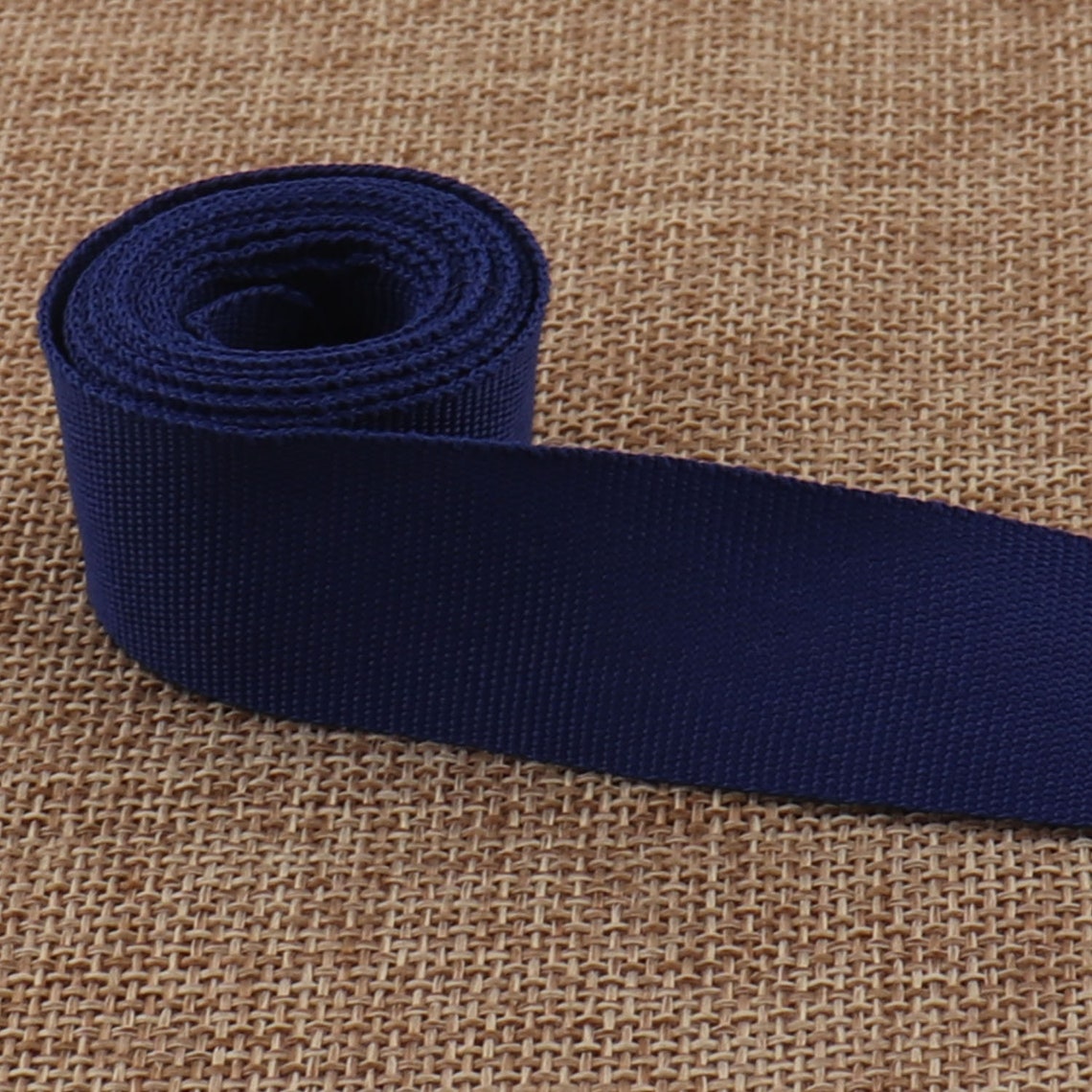 20mm Dark Blue bing Purse Straproyal Blue Thin Woven Etsy