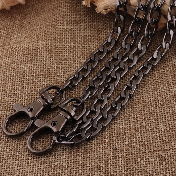 7mm Black Bag Chain, Purse Chain, Purse Chain Strap, Purse Camber Chain,  Handbags Chain, Replacement Chains