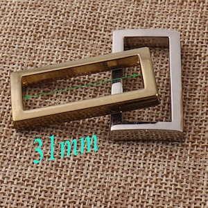 10 Rectangle Rings,32mm Square Rings,Silver/Gold Plated Rectangular Wire Loops,Bag Rings,Webbing Purse, Handbag Bag,Hardware Handbag(PJ1029)