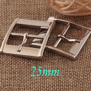 10 pcs Silver Center Bar Buckle,1&quot; Strap Fasteners Adjuster Buckles,Belt Buckle,Metal Purse Buckles strap Adjuster Slide Buckles-25mm(v7)