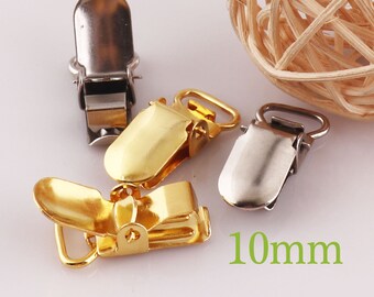 500 Spille Da Balia In Bronzo Mini 19mm TAODAN - Piccole Clip Di Fissaggio In Metallo Per Gioielli, Etichette, Cucito E Artigianato