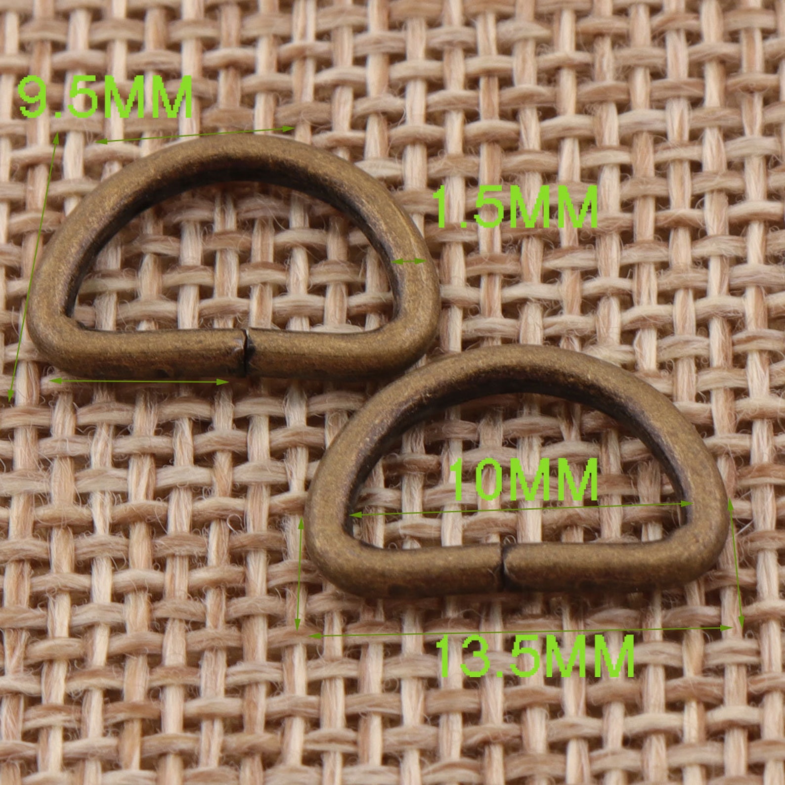 D Ring Buckles 100pcs3/810mmancient Bronze D Rings Etsy