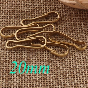 40 Lanyard Haken,Lanyard Karabinerhaken,3/4 "Schlüsselverschluss Snap Clips,ID Haken Karte,Stoßhaken,Schlüsselanhänger Haken,Handwerk Haken-Großhandel