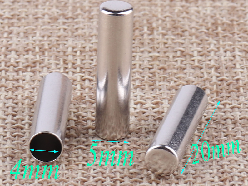 10 PCS Silver Metal End Tips,Rope End Connector Buckle Replacement DIY,Cord Lock Craft Cord Locks,Cord End Buckle Cap Rope Buckle-4mm cr28