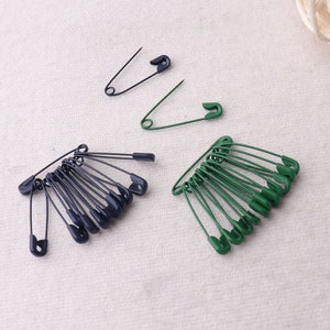 Navy Blue Safety Pin Etsy UK