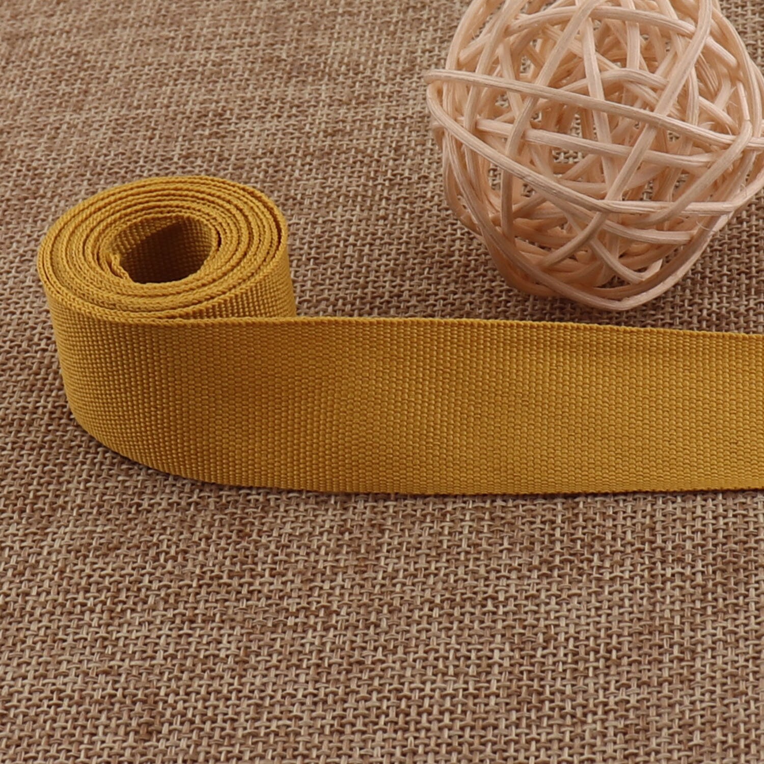 20MM Yellow Woven bingpolyester bing Purse Straps Etsy UK