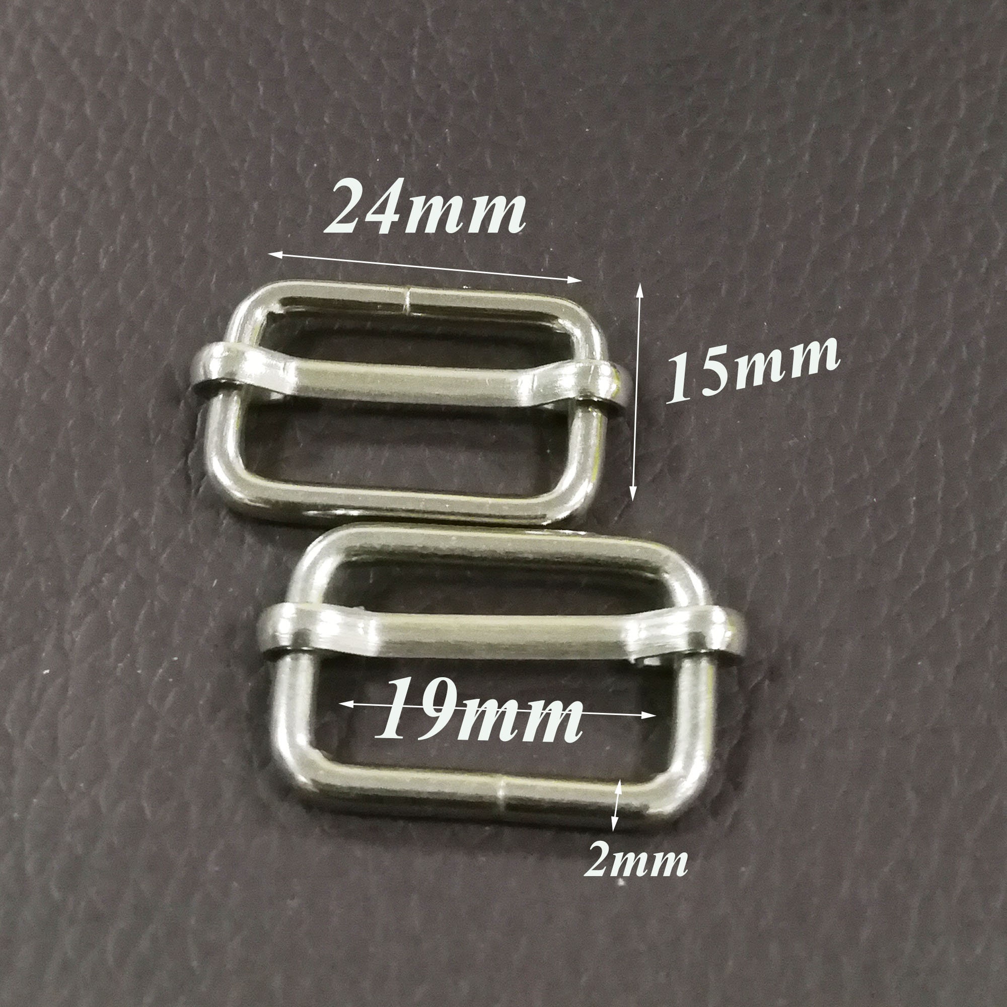 38mm / 1.5 Metal Dungaree Buckles, Clips, Fasteners With Slider in SILVER  Colour Metal, Suitable for 1 Straps, Aprons Overalls Workwear 