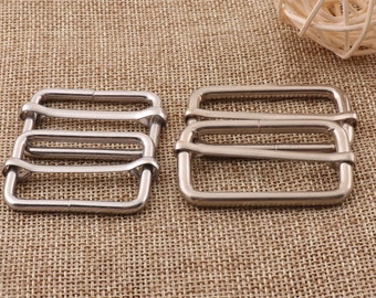 20PCS Silver Buckle 6 pcs,1 1/4"/1 1/2"(32mm/38mm)Strap Buckles Fasteners Plating Belt Buckle Bag Luggage Straps (SB3001)