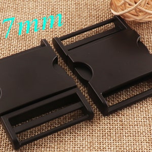 1.5&quot;(37mm) Black Metal Release Buckle,Backpack Buckle Craft Clasp Seat Belt Suitcases Buckle,Clutch Closure Bag Turn Lock(bk001)