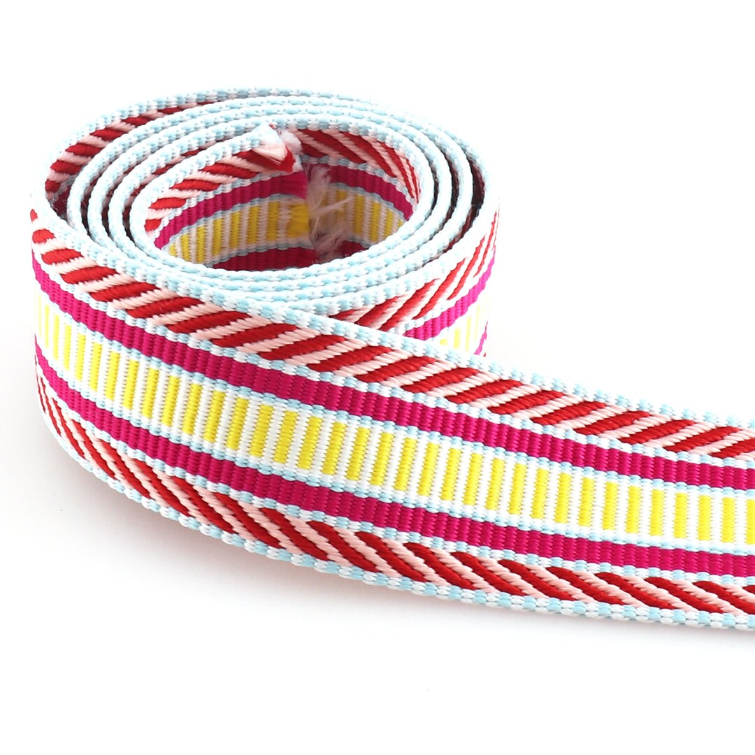 38mm Striped Webbing : 360017WB (5 Colors Available)