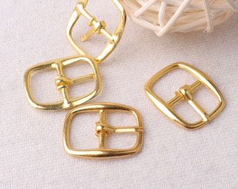 20 Strap Buckle 1/2&quot;(12mm),Gold Fasteners,great for Shoe Buckle,Straps,Dungaree,Aprons,Bag,Luggage,Belt,shoe (1440)