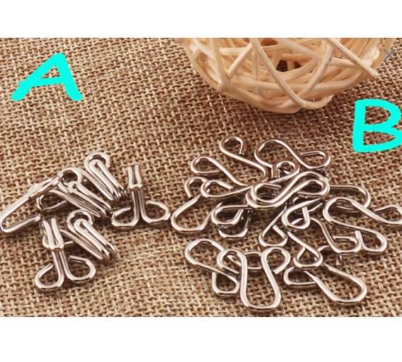 Hook and Bar Sewing Eye Closure Bar Fasteners for Trousers Skirts Dress Bra  Sewing DIY Crafting, Tunics, Clothing, Dresses 