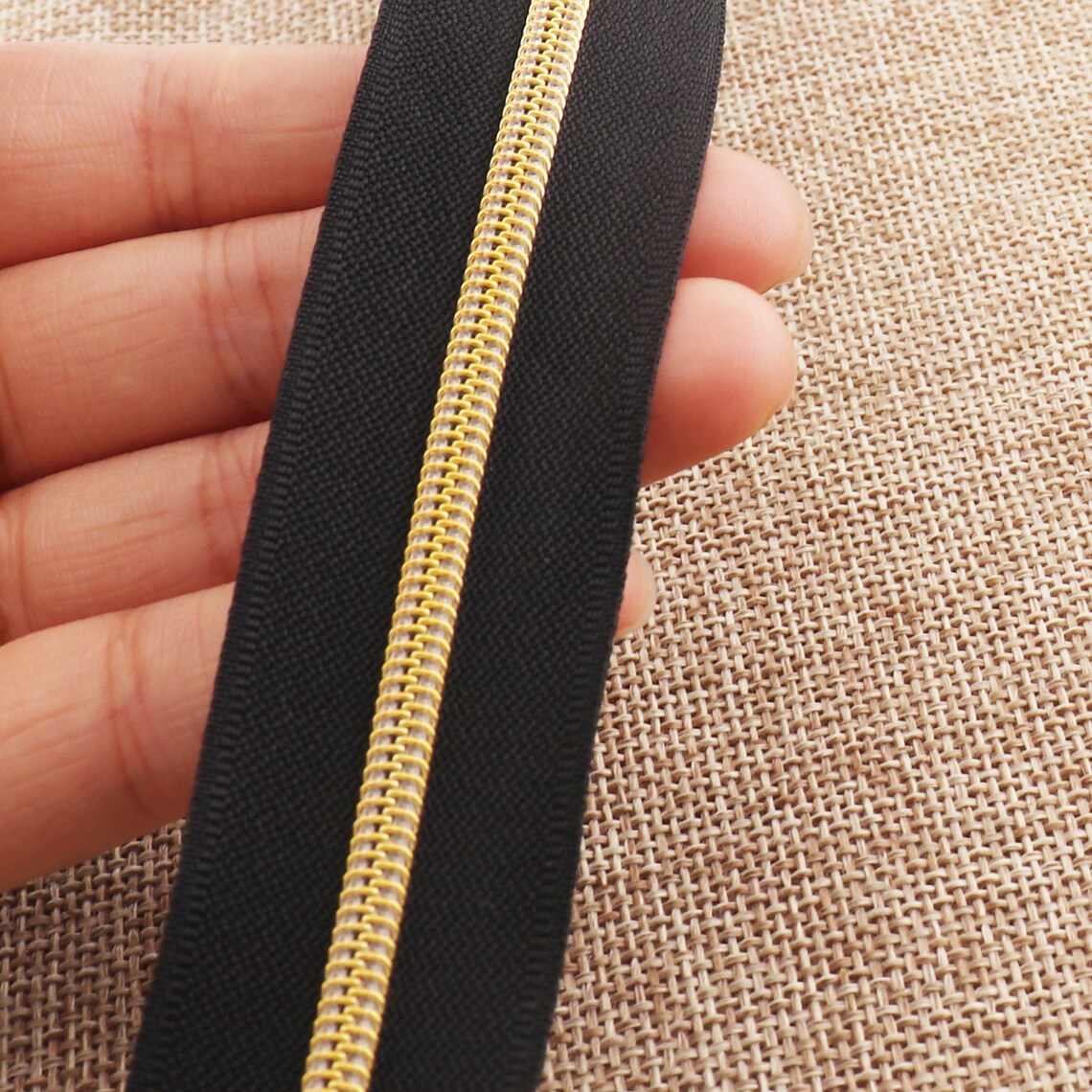 4mm Black Nylon Coil ZippersNylon Zipper long zippers craft Etsy