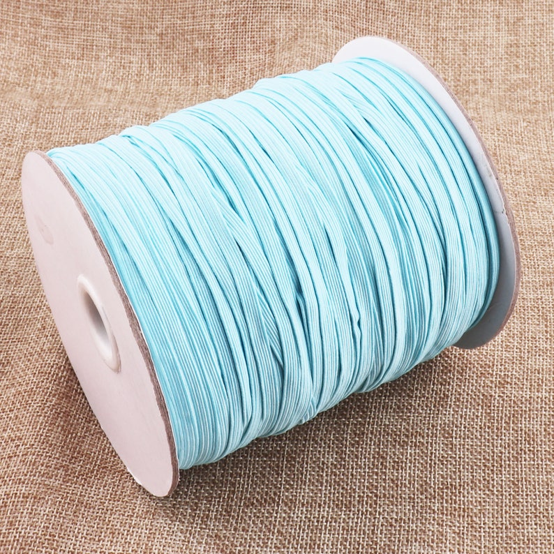 5mm1/4 Coloful Nylon Flat Elastic Cord Bandstretch Etsy
