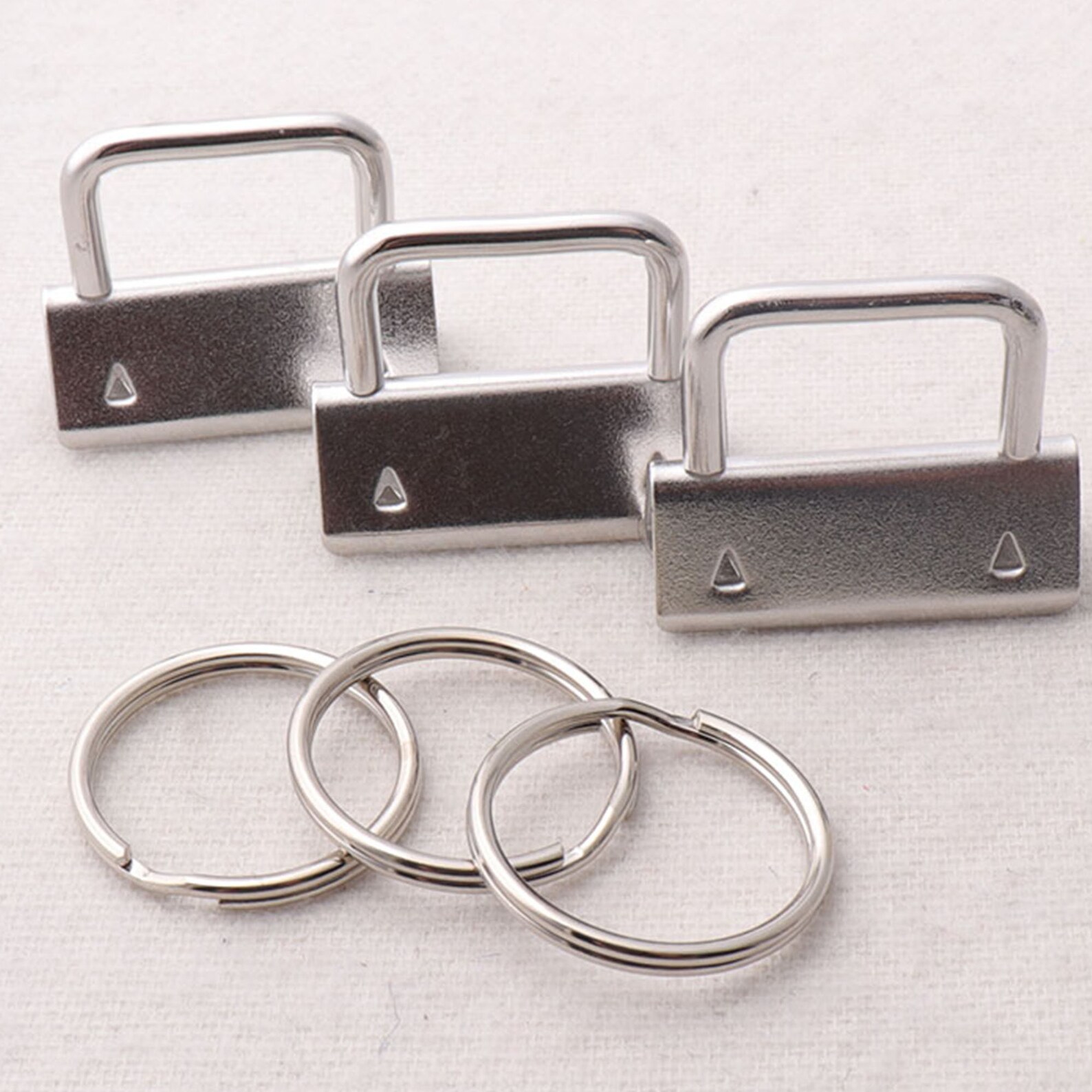32mm Key Fob Hardware With Key Rings10 Sets Key Fobs Hardware Etsy UK