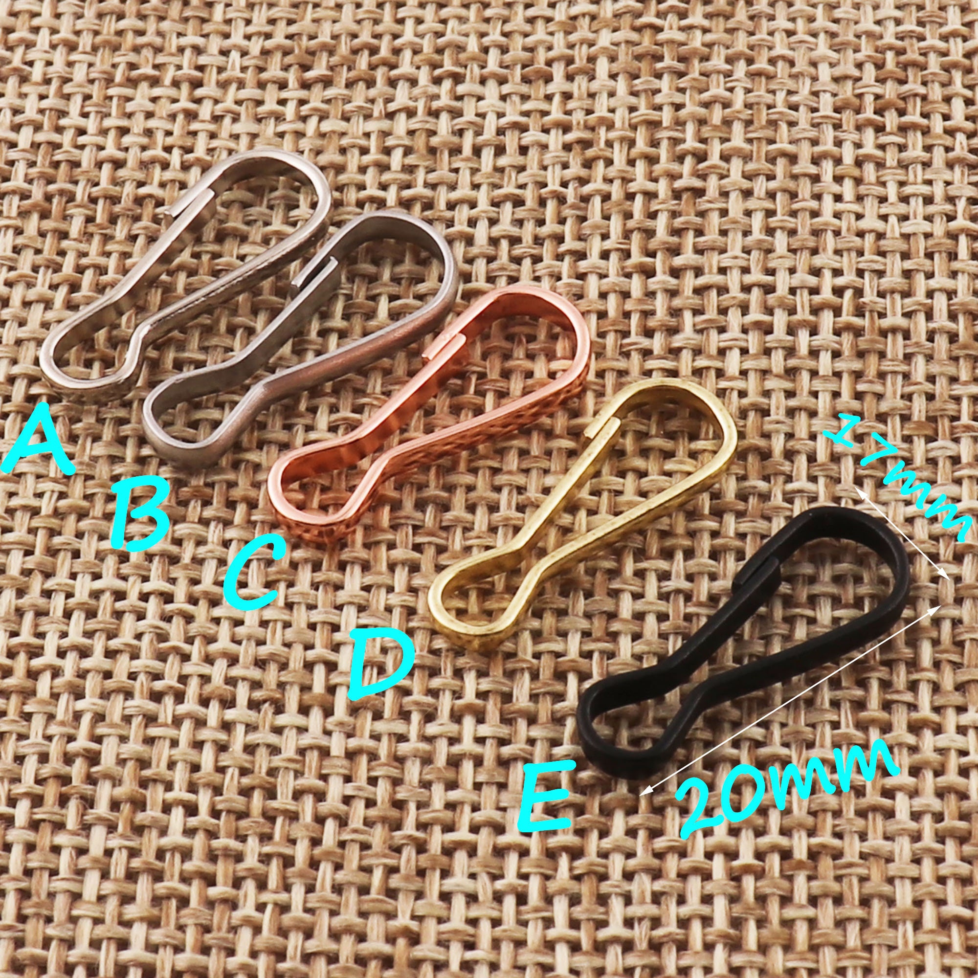 Mini Accessory Clip,face Mask Lanyard Hooks,silver DIY Craft Supply  Lanyard,keychain,bulk Craft,snap Clip for ID Card/jewelry Supplies. 