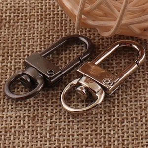 60 Clasps,8mm Bulk Alloy Clasps,Black/Silver Hook,Purse Hook,Clasps Claws,Connector Snap,Bag Charm,Purse Clasps,Handbag Clasps-Wholesale(v14