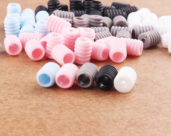 50-500 pcs stopper cord,Mask Cord Silicone Adjuster Stopper Mask plastic adjustment buckle   mask elastic ear strap accessories(sk40)