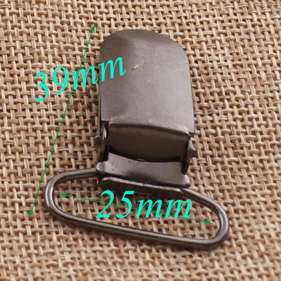20pcs 1.5 inches Insert Pacifier Metal Holder Suspender Clips Mitten Craft 