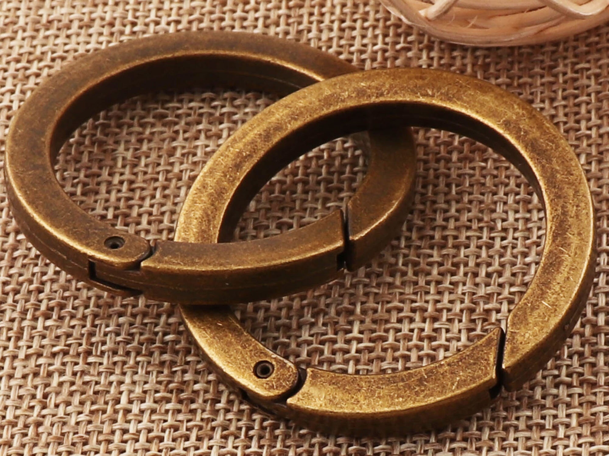 10 PCS Antique Bronze Spring RingsOpen ring Swivel | Etsy