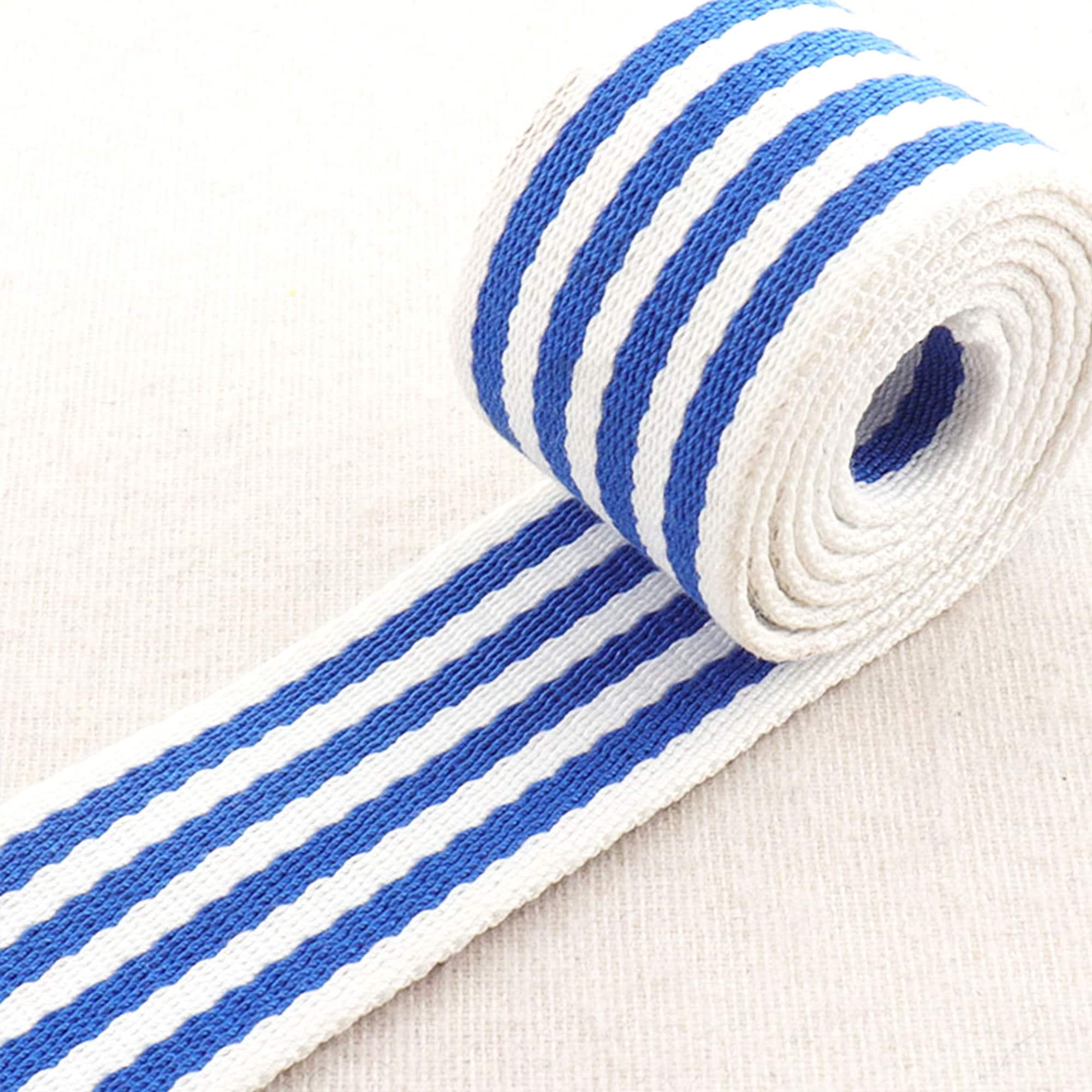 38mm Webbing Striped Canvas Strap Woven Canvas Purse Strap Canvas