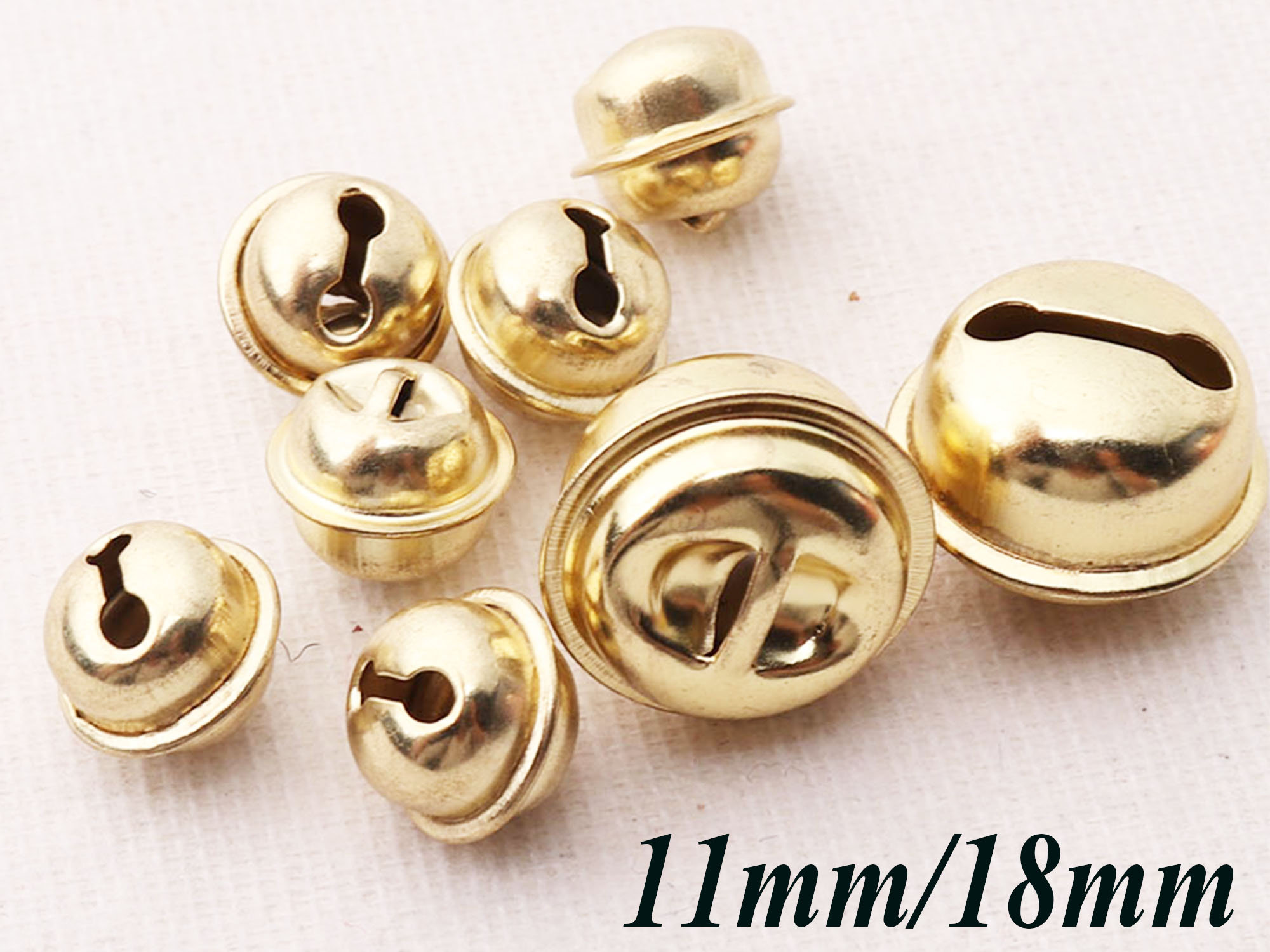 10Pcs Copper Bell Metal Loose Beads Small Jingle Bells for Crafts DIY  Earrings Bracelet Pendants Christmas Tree Party Decoration - AliExpress