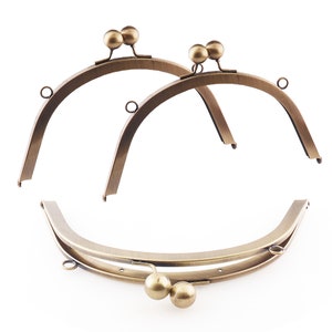 Bronze Purse Frame Bag Frame For Purse Frame Metal Frame Bag Handle Accessories Clutch Bag Parts