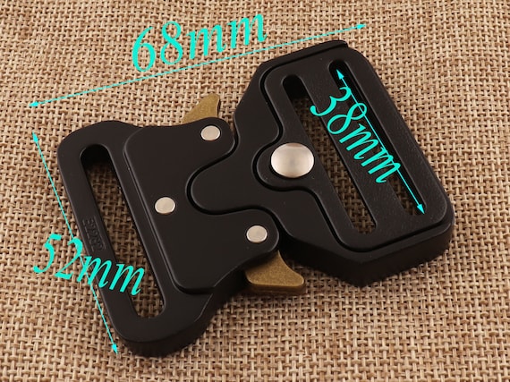1.538mmblack Metal Release Buckle Clutch Closure release Buckle
