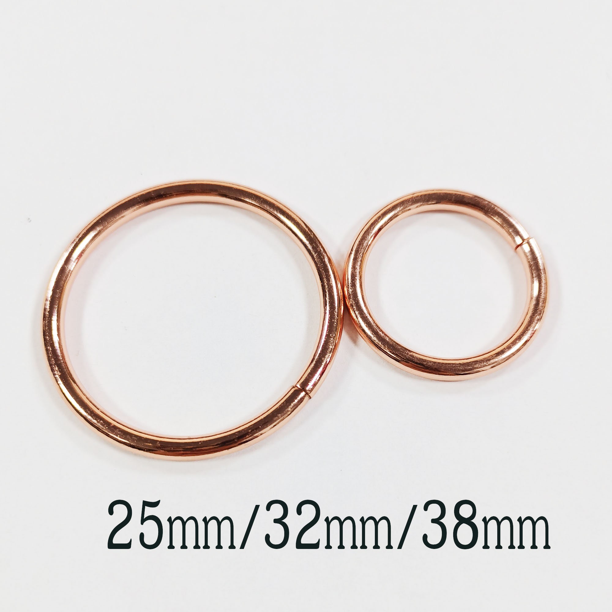 80 PCS O Ring Metal O Ring Inner Diameter 17 Mm,metal O-rings Welded High  Quality,keyring Buckle Purse Hardware for Garments Belts Straps 