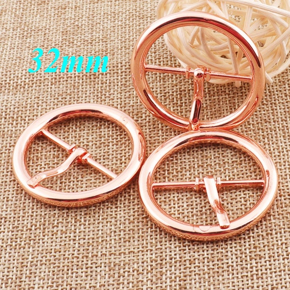8 Pcs Rose Gold Belt Buckle 1 1/432mmstrap Buckles Etsy