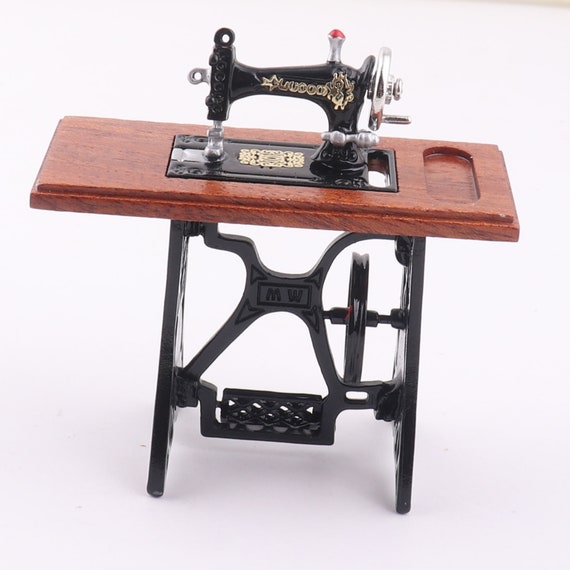 Máquina de coser de mano, caja de coser de madera con kit de costura de 153  piezas, adultos, principiantes, niños, bricolaje, hogar y viajes, mini