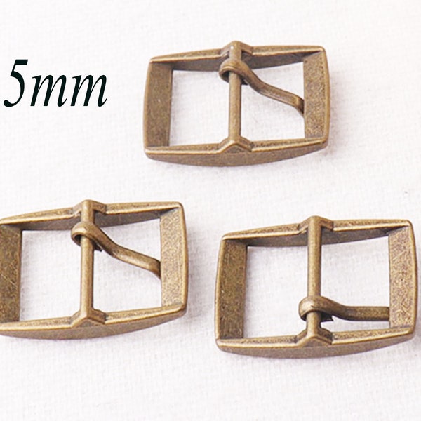 20 PCS Antique Bronze Strap Buckles,Fasteners  belt buckle leather findings,Dungaree aprons bag luggage Belt Buckle-15MM(1426)