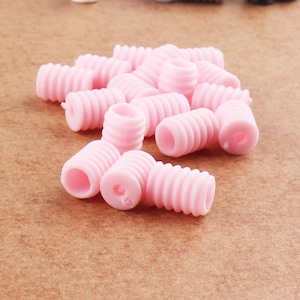200 PCS Pink Cord Lock Adjuster Stop cord stop Cord Lock Elastic for Face Mask Toggles Band Stopper Shape Fastener