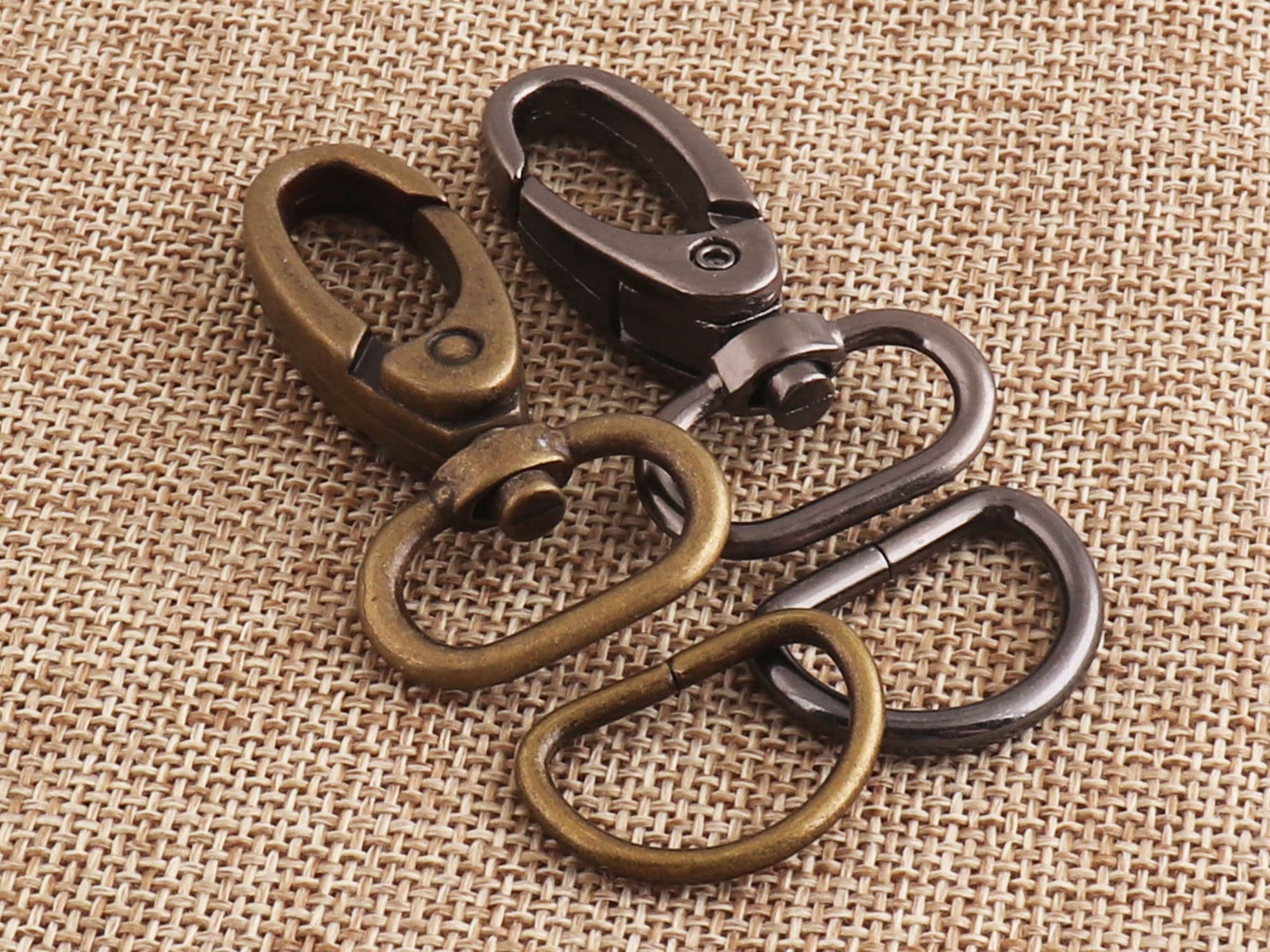 20MM Lobster Swivel Clasps with D Ring Gunmetal Lobster Clasp Etsy