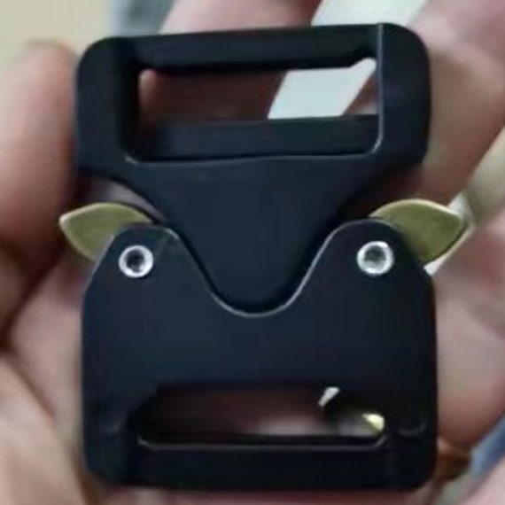 Large Backpack Buckle,27mm Black Metal Release BUCKLE Clutch