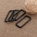 Black Rectangle Rings 10pcs 1 1/238mmwebbing Purse - Etsy