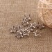 100 PCS Silver Star Nailhead,rivet Shape Round Stud Rivet Fastener ...