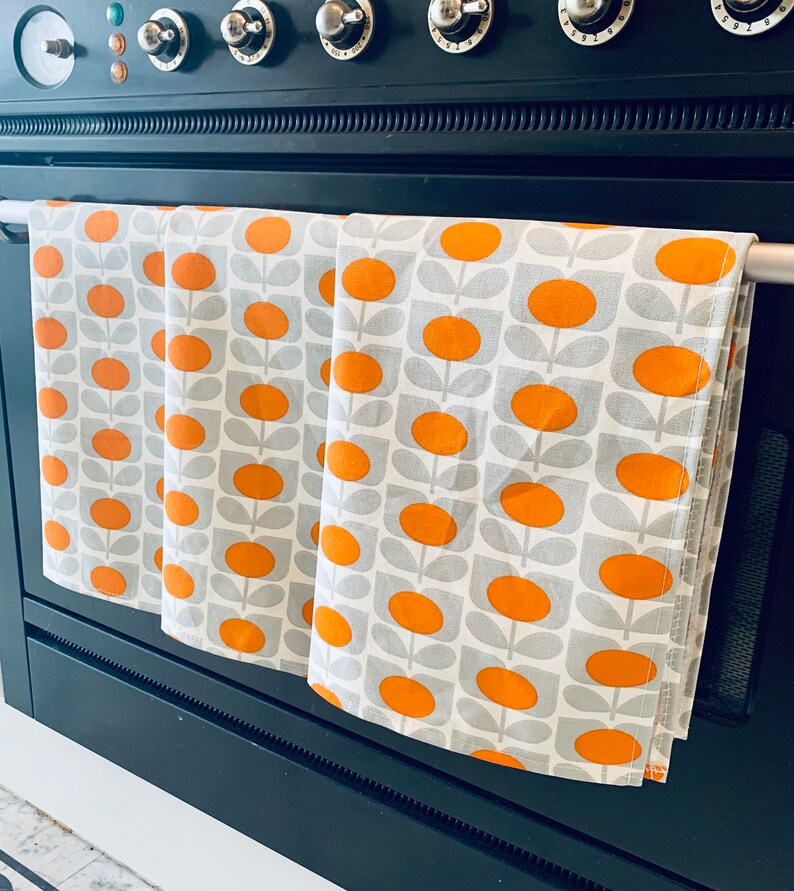 Orla Kiely Kitchen Tea Towels 45cm x 60cm Set of 3 Singles Etsy
