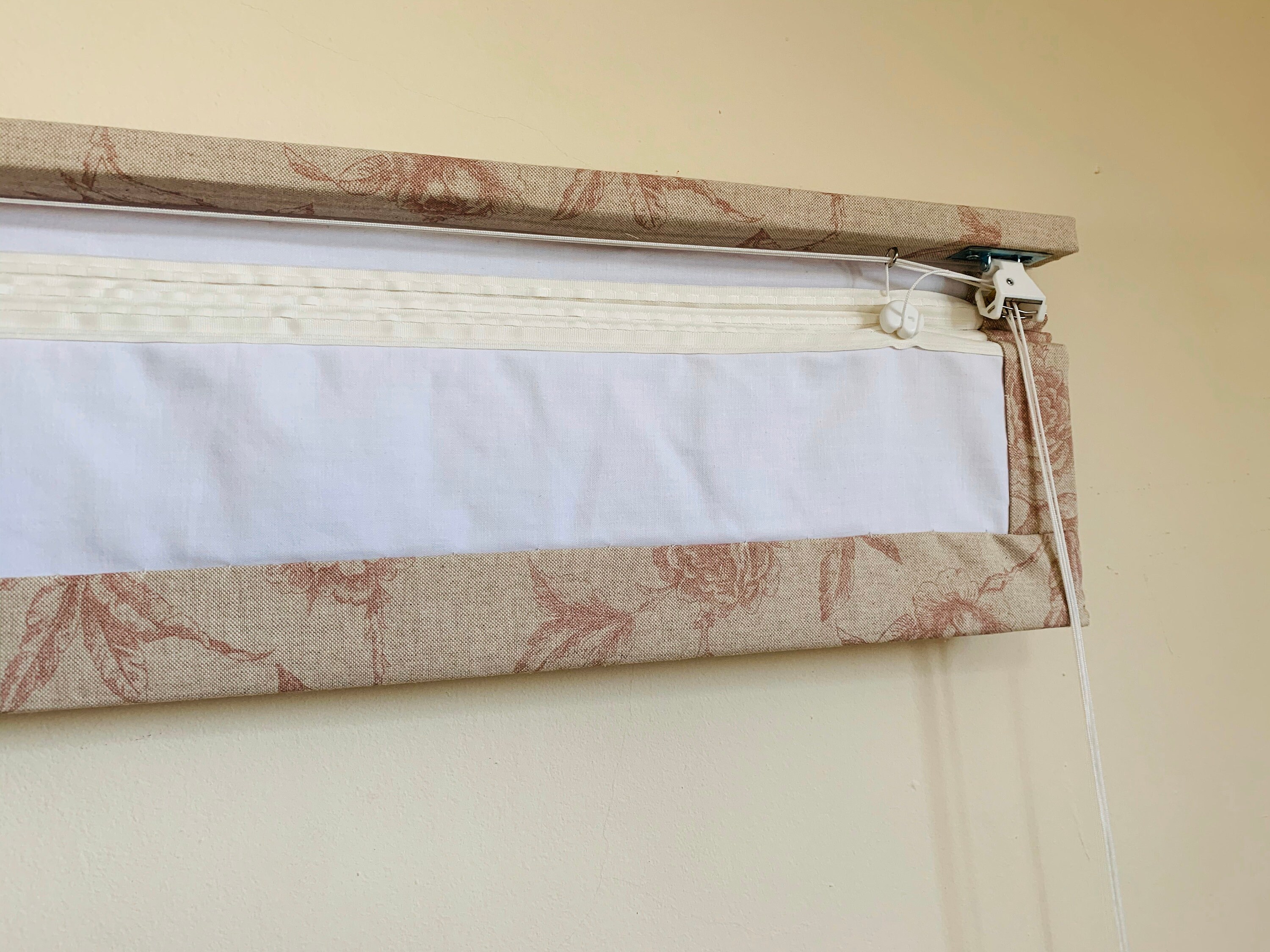 Roman Blinds Made to Measure Cord & Cleat Operated Blackout Etsy