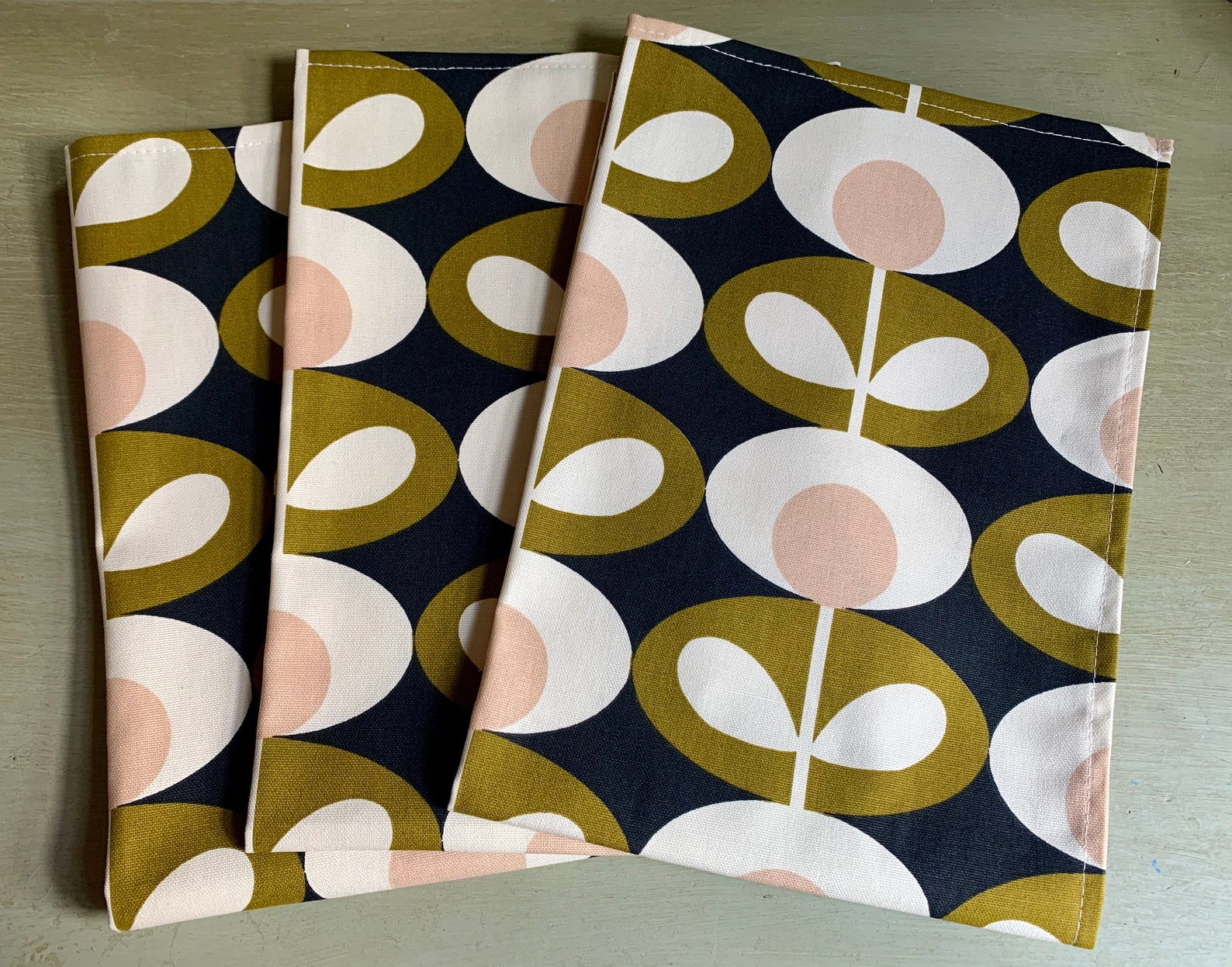 Orla Kiely Kitchen Tea Towels 45cm X 60cm Set of 3 Singles Etsy UK