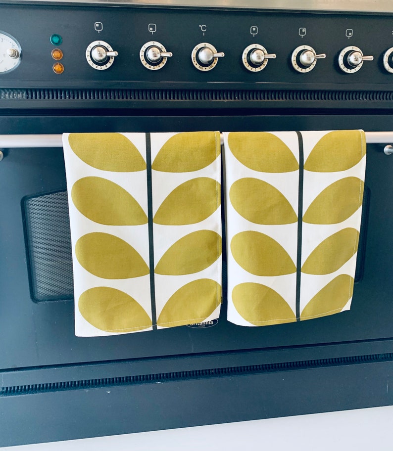 Orla Kiely Stem Tea Towels 45cm X 60cm Set of 3 Singles Etsy UK