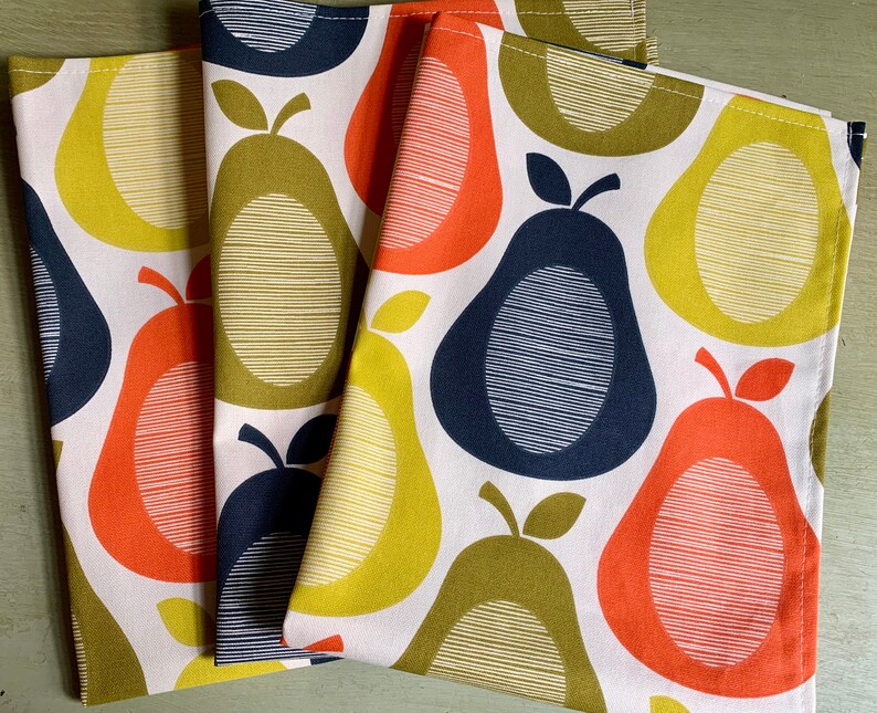 Orla Kiely Kitchen Tea Towels 45cm x 60cm Set of 3 Singles Etsy