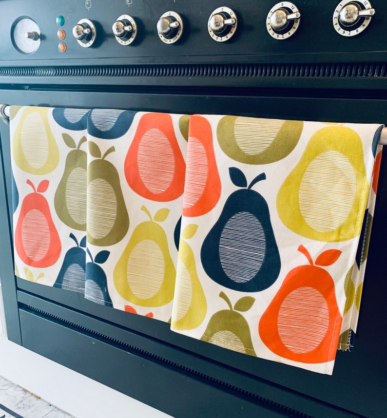 Orla Kiely Kitchen Tea Towels 45cm X 60cm Set of 3 Singles Etsy