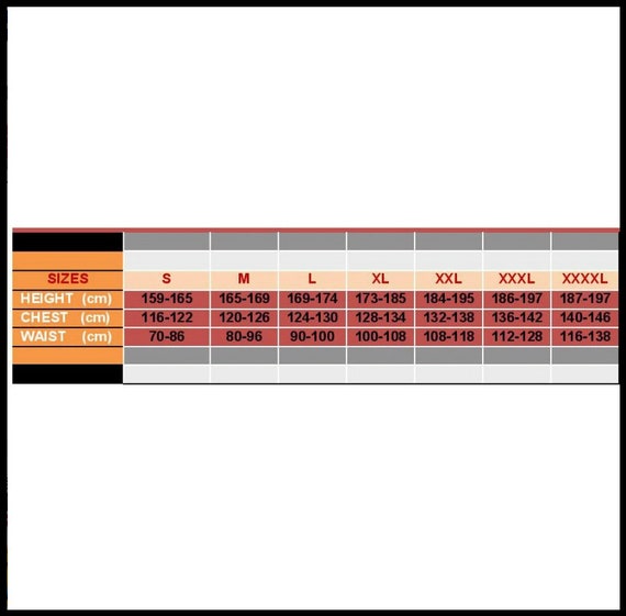 Bmw Coverall Suit Size Chart